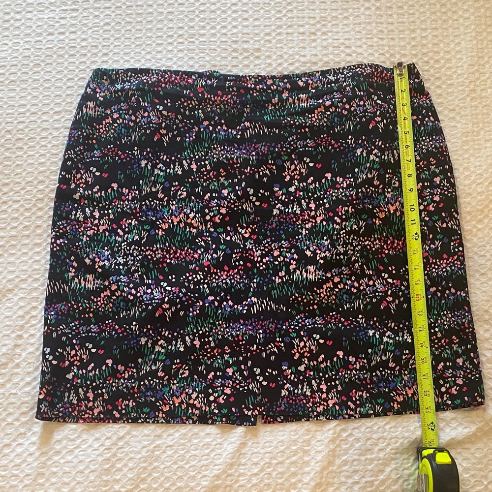 Talbots Multicolor Floral Mini Skirt